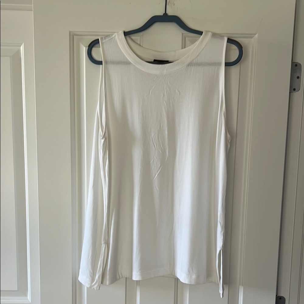 J. Jill Cream Sleeveless Blouse